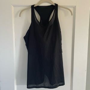 Lululemon built-in Tank- black